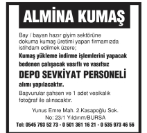 ALMİNA KUMAŞ