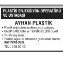 AYHAN PLASTİK