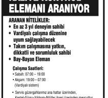 MAMUL KUMAŞ KALİTE KONTROL ELEMANI