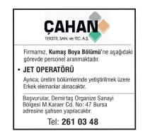 ÇAHAN TEKSTİL.