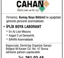 ÇAHAN TEKSTİL