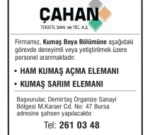 ÇAHAN TEKSTİL