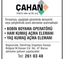 ÇAHAN TEKSTİL