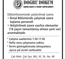 DOĞRU DÖKÜM