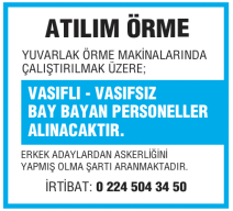 ATILIM ÖRME