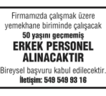 ERKEK PERSONEL