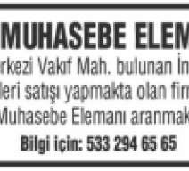 ÖN MUHASEBE ELEMANI