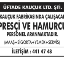 ÜFTADE KAUÇUK